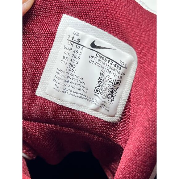 Nike Paul George PG3 Nike PG 3 TB 'Team Red' Mens 11.5 - Picture 7 of 7